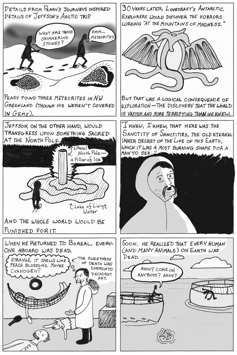 Illustration for article titled Webcomic Guide to the Apocalypse: M.P. Shiel's The Purple Cloud